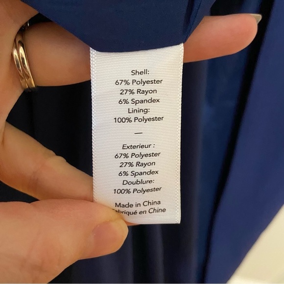 Revolve Likely NWT Camden One Shoulder Thigh Slit Long Maxi Gown Blue Size 10 - Picture 11 of 12